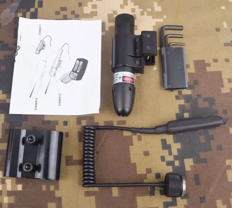 

Зеленый лазерный прицел брендовый охотничий Регулируемый наружный прицел для страйкбольной винтовки прицел для охоты с бесплатным перекл...