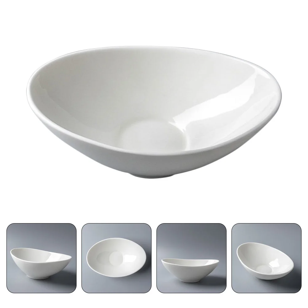 

Ceramic Bowl Salad Storage Holder Fruit Bowl Ingot Sauce Bowl Kitchen Bowl