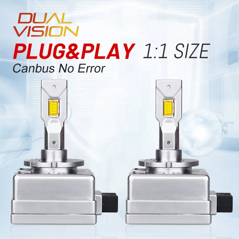 D1S LED D2S D3S D4S D5S D8S HID фара 30000LM D1R D2R D3R D4R D1C D2C D3C Canbus без ошибок лампы PTF 35W ballast Plug & Play