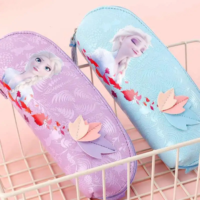 

Disney Frozen Stationery Pencil Case Stationery Box Korean Pencil Case Children's Large-capacity Cartoon Pencil Bag Cute Bag