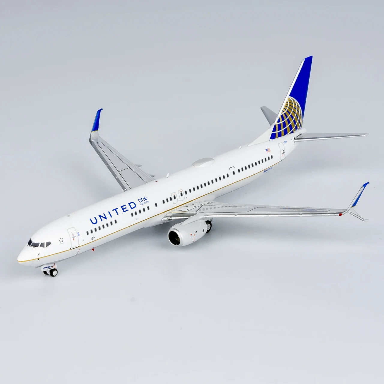Коллекционный самолёт из сплава 79012 подарок NG модель 1:400 United Airlines StarAlliance Боинг