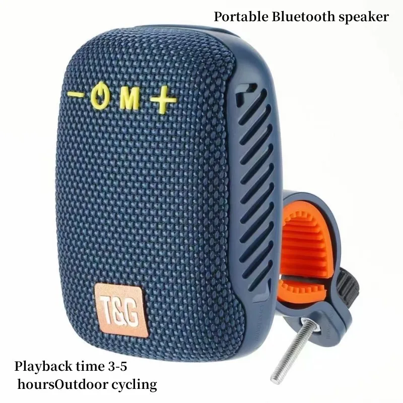 TG392 Portable Bicycle Bluetooth Speaker Outdoor Cycling Wireless Hifi Sound Box USB C Rechargeable Waterproof FM Boombox