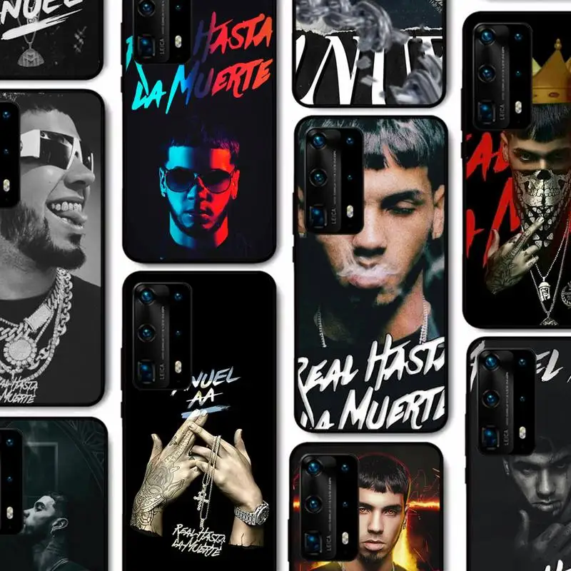 

Rapper Anuel AA Real Hasta La Muerte Phone Case for Huawei P30 40 20 10 8 9 lite pro plus Psmart2019