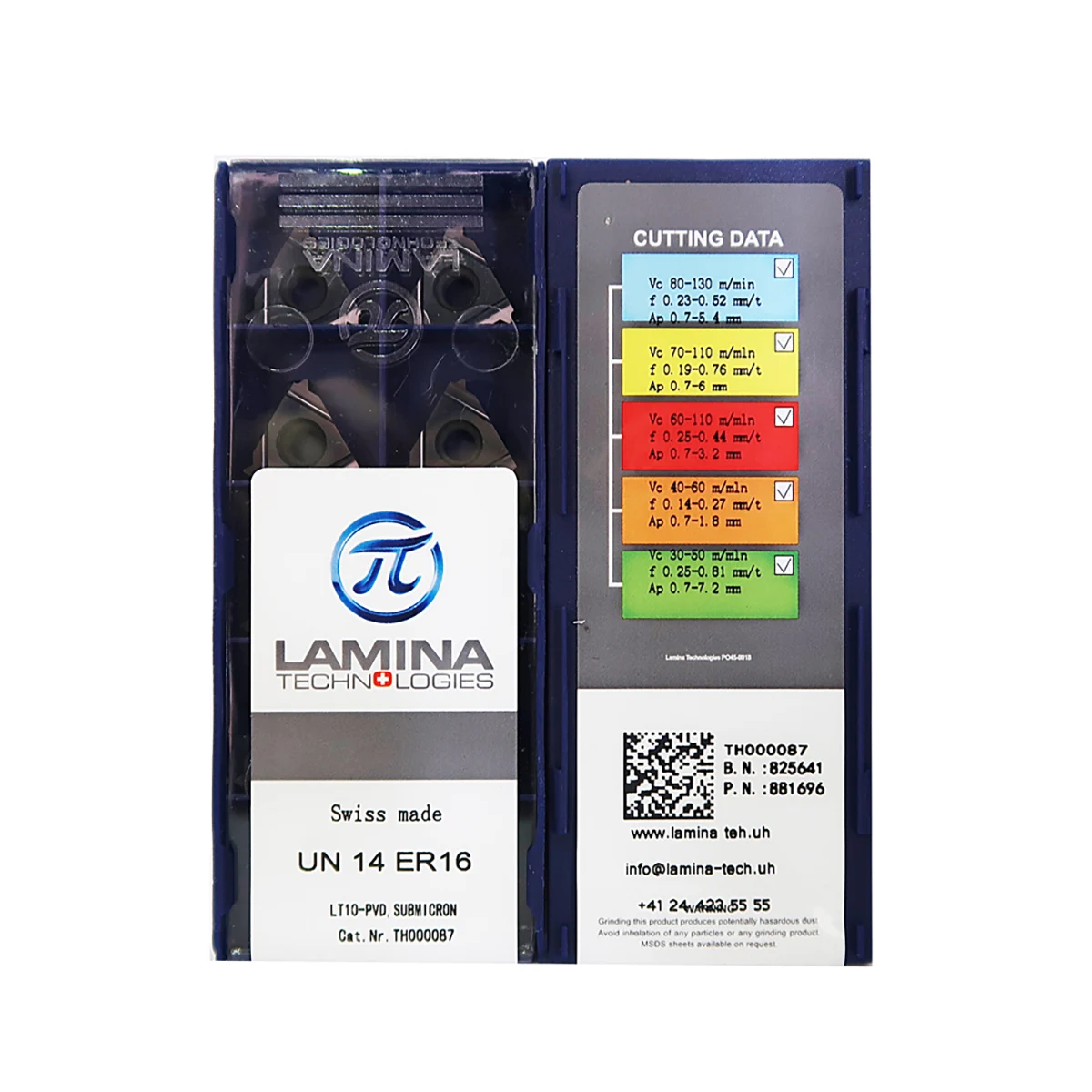 

LAMINA 100% Original UN 14 IR16 LT10 UN 14 ER16 LT10 CNC Lathe Machine Treading Turning Toos Insert