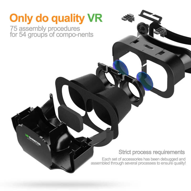 Шлем виртуальной реальности шлем с контроллерами для мобильных игр фильмов