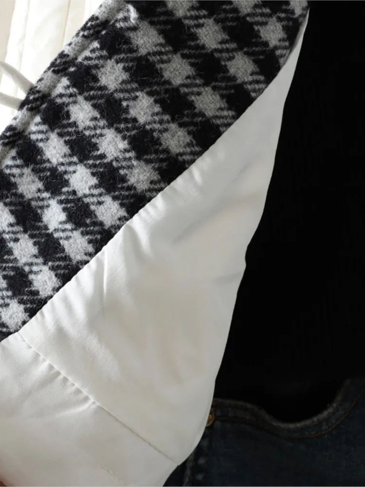 Оверсайз осенне-зимнее стеганое хлопковое пальто женские свободные модные