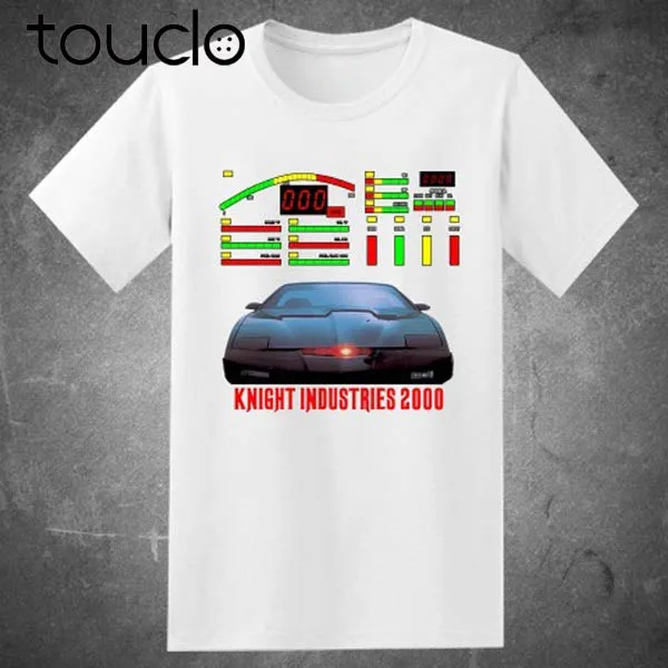 

New Knight Rider Kitt Dashboard Retro Tv Series Men'S Black T-Shirt Size S To 5Xl Unisex S-5Xl Xs-5Xl Custom Gift