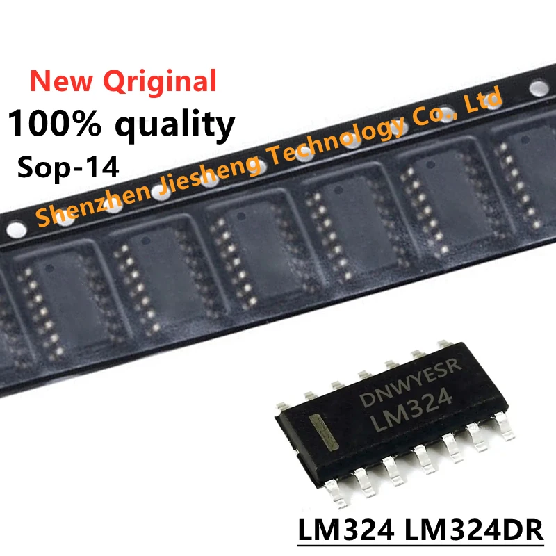 

10PCS New And Original DIP14 LM324 IC LM324N LM324DR LM324DT SOP-14