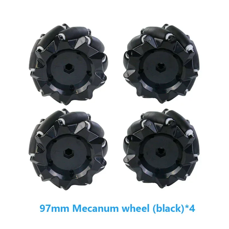 Умное автомобильное колесо 65 мм 85 резиновая шина Mecanum и шестиугольная муфта для