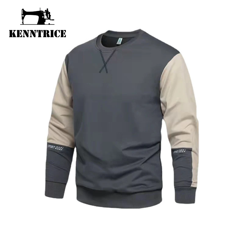 

Kenntrice Men's Oversize Sweatshirt Aesthetic Sweatshirts Men Crewneck Sweatshirt Fashion Clothing Sweatshirts Pullover Clothes