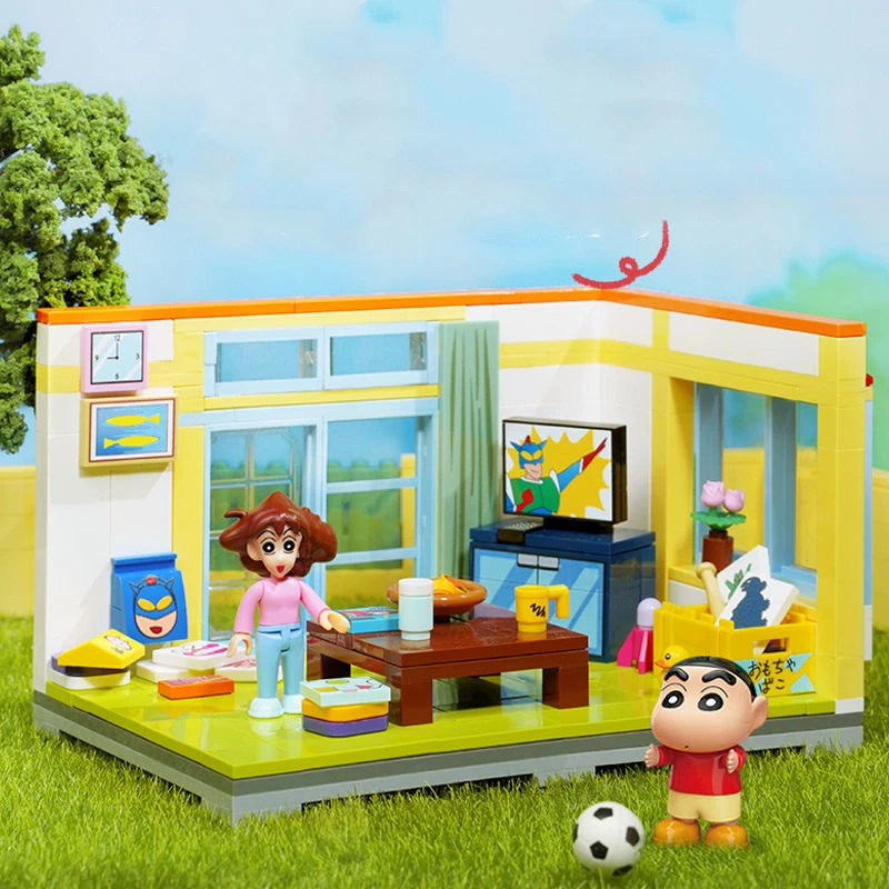 Новинка домашний кирпич Crayon Shin-chan фигурка игрушка милые блестящие Chans ПВХ модели