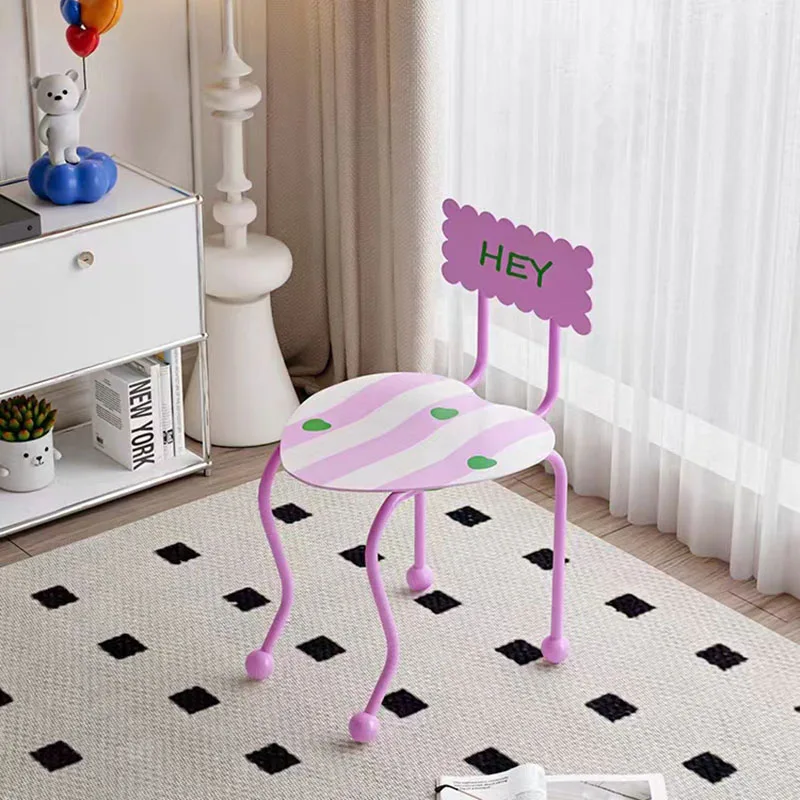 Скандинавский современный стул для макияжа акцентный комод туалетный столик