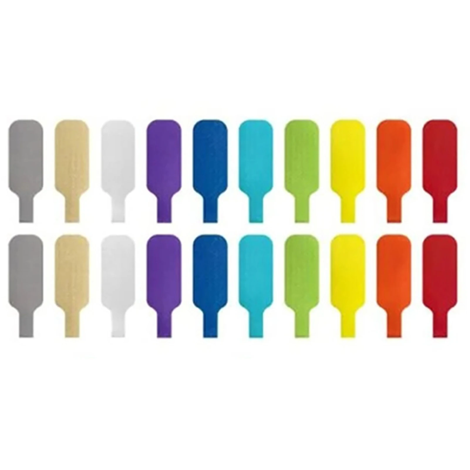 

20-Pcs Garden Plant Tags Multicolor Plant Name Labels Waterproof Plant Name Makers For Indoor Outdoor Plants Vegetable Gardening