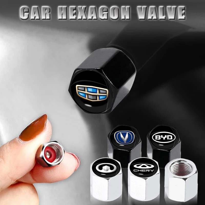 5 шт. автомобильная шина алюминиевая большая Шестигранная крышка клапана для BMW M