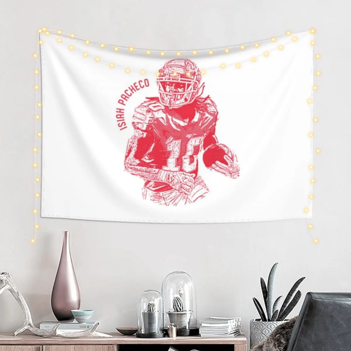 Isiah Pacheco Гобелен Настенный Для Домашнего Украшения