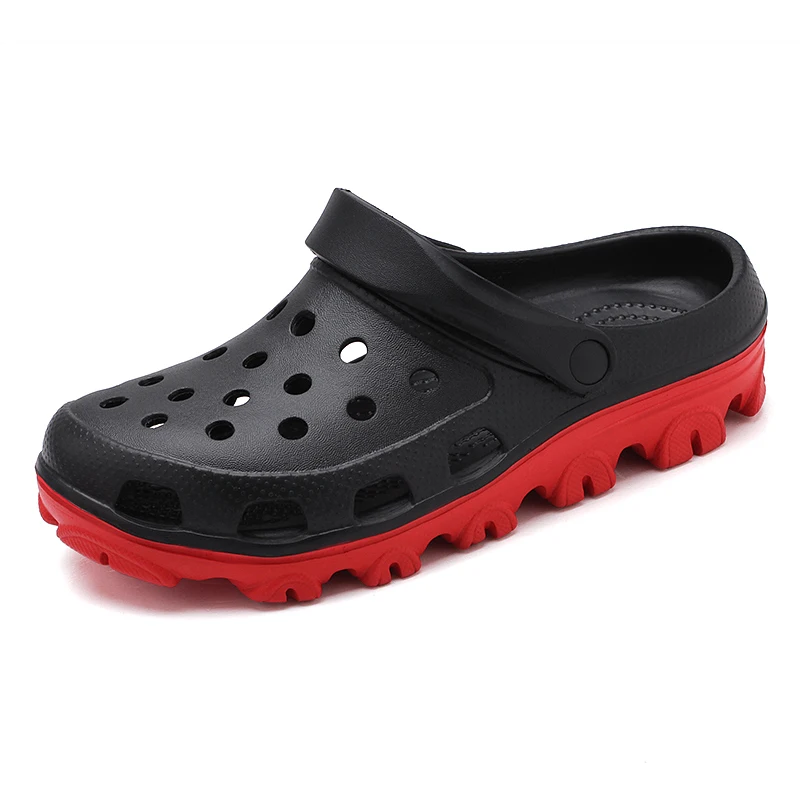 Плюс Большой размер 50 51 52 53 54 Летние резиновые сандалии Мужские сабо Садовая