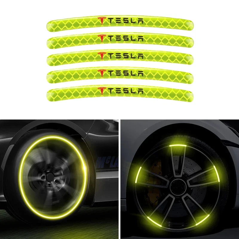 Ступицы колес автомобиля водонепроницаемые светоотражающие полосы наклейка на