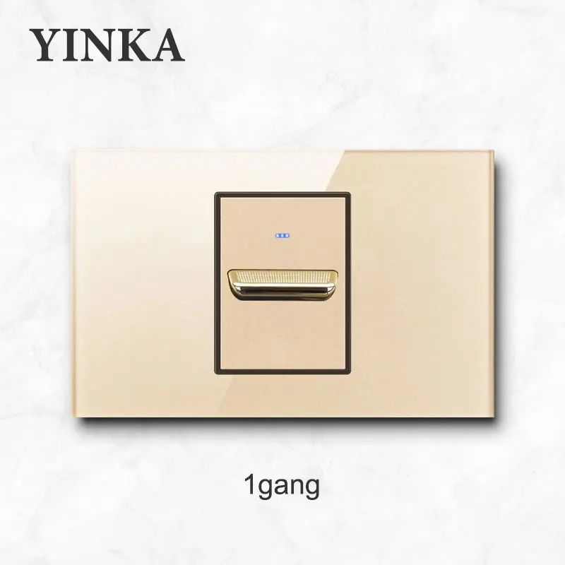 

YINKA настенный выключатель с розеткой USB 220В