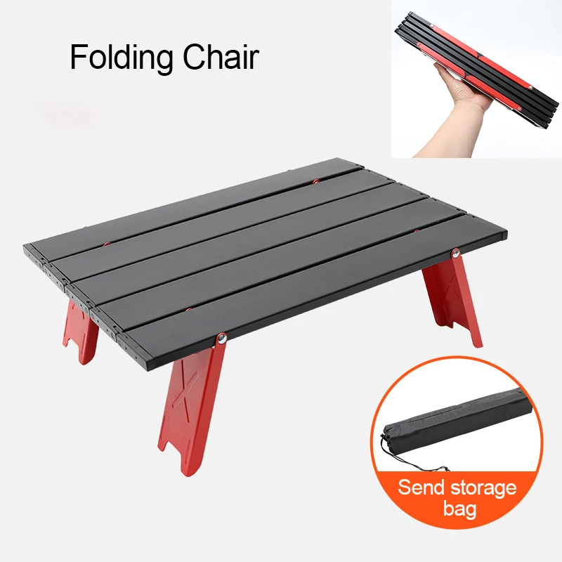 

Camping Mini Portable Foldable Table Outdoor Picnic Table Furniture Barbecue Tableware Table with Carry Bag Lightweight Desk