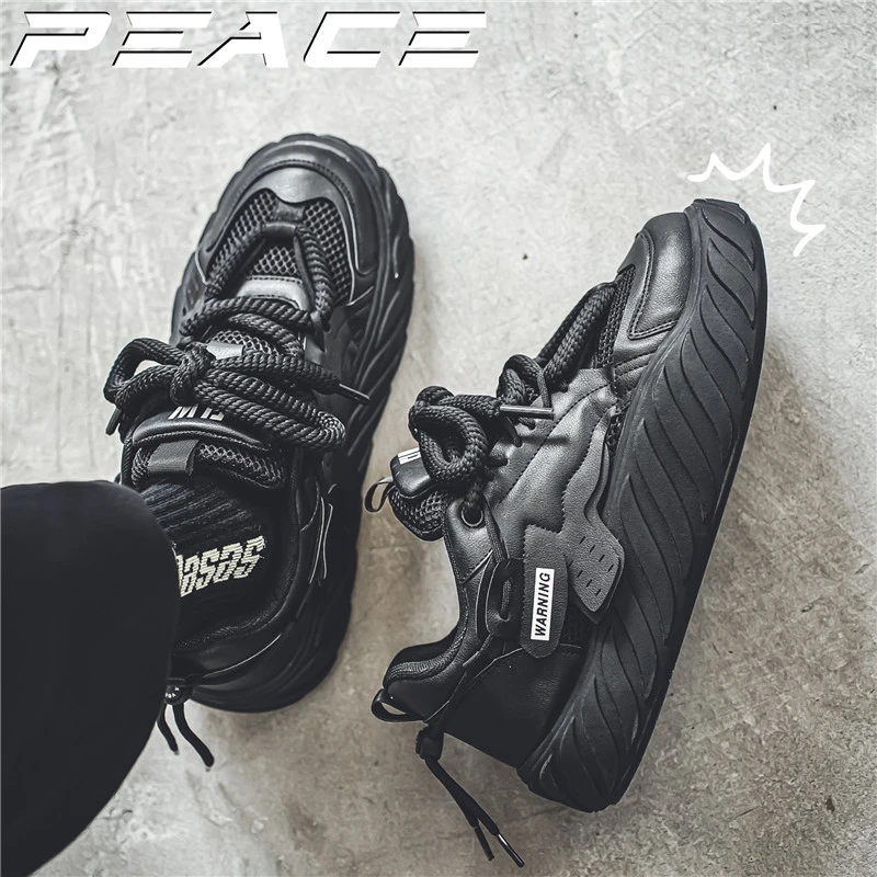 

Casual Sneaker Platform Wear-Resistant Men's Shoes Fashion Breathable Trendy Shoes for Men New Outdoor Lightweight Sports Shoes