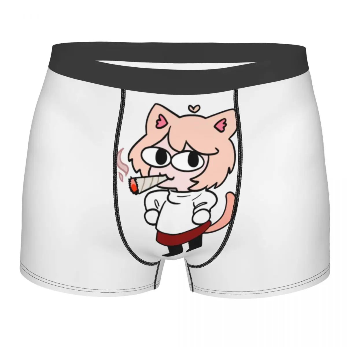 

Funny Neco Arc Meme Men's Underwear Japanese Anime Boxer Shorts Panties Funny Soft Underpants for Male Plus Size