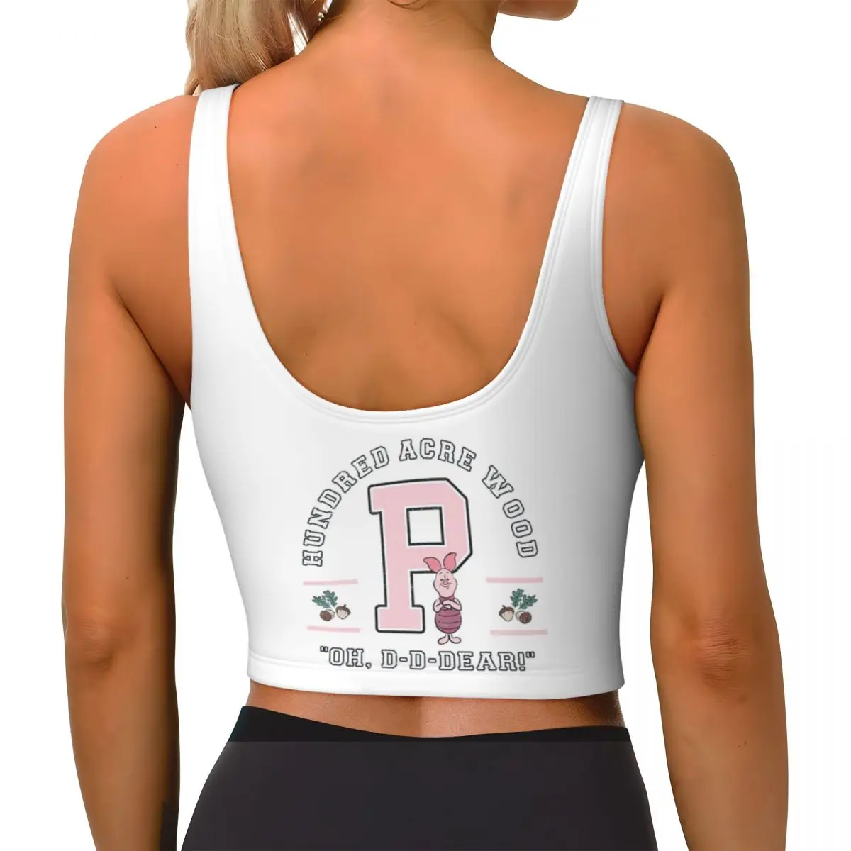 Женский укороченный топ бесшовный спортивный бюстгальтер для занятий йогой