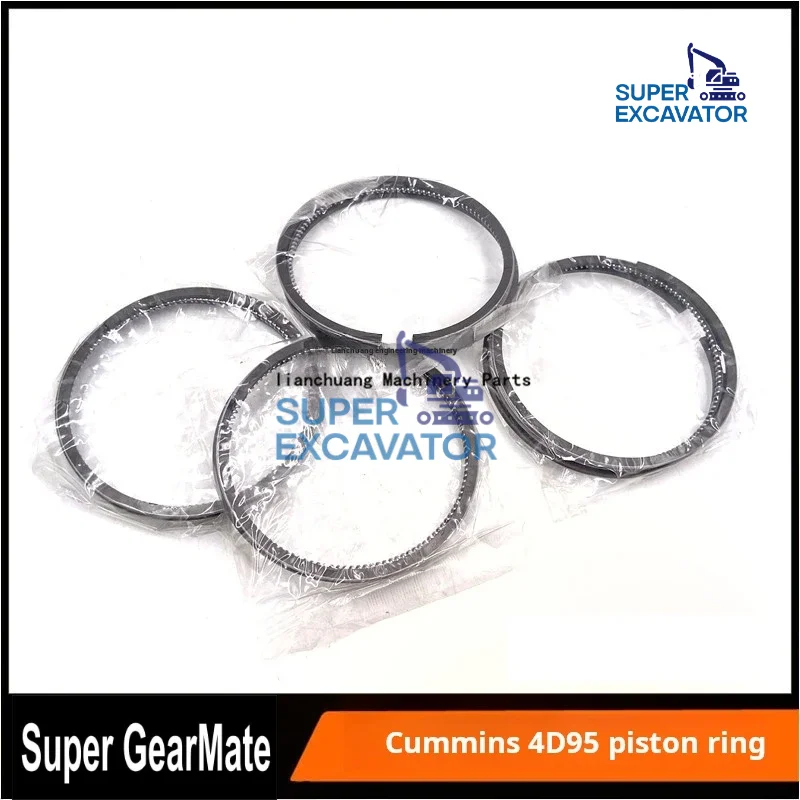 Поршневое кольцо Cummins 4D95 для Komatsu PC60 PC100 PC20-5-6 130-7 аксессуары экскаватора