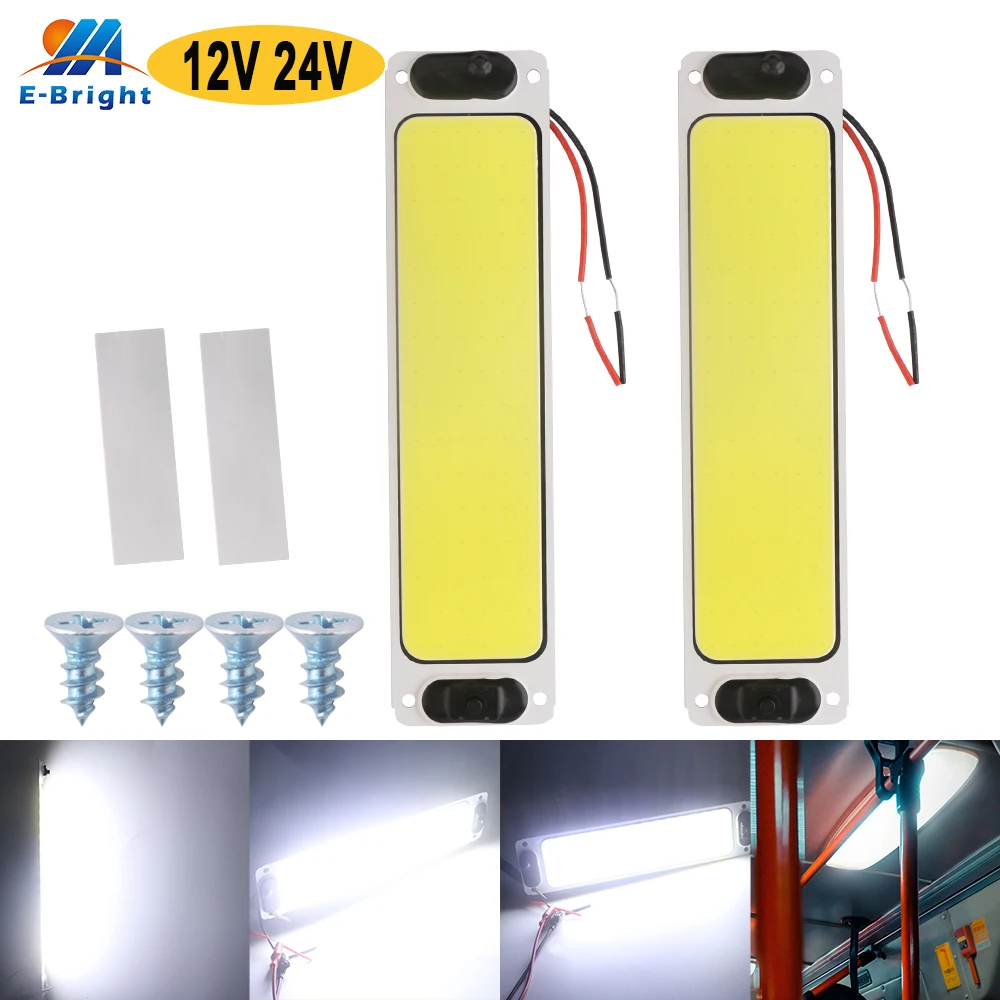 10 шт. DC12V 24 в супер яркий COB 96 световая панель SMD доска для автомобиля грузовик