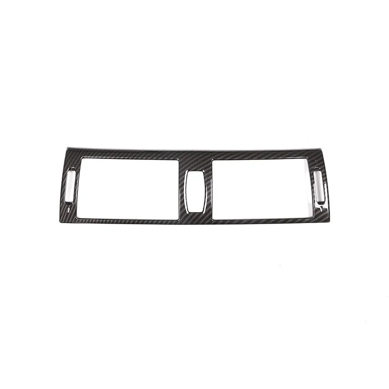 

ABS Carbon Автомобильная центральная приборная панель, розетка для кондиционера, накладка для BMW X5 E70 BMW X6 E71 2008-2013, аксессуары для внутренней крышки