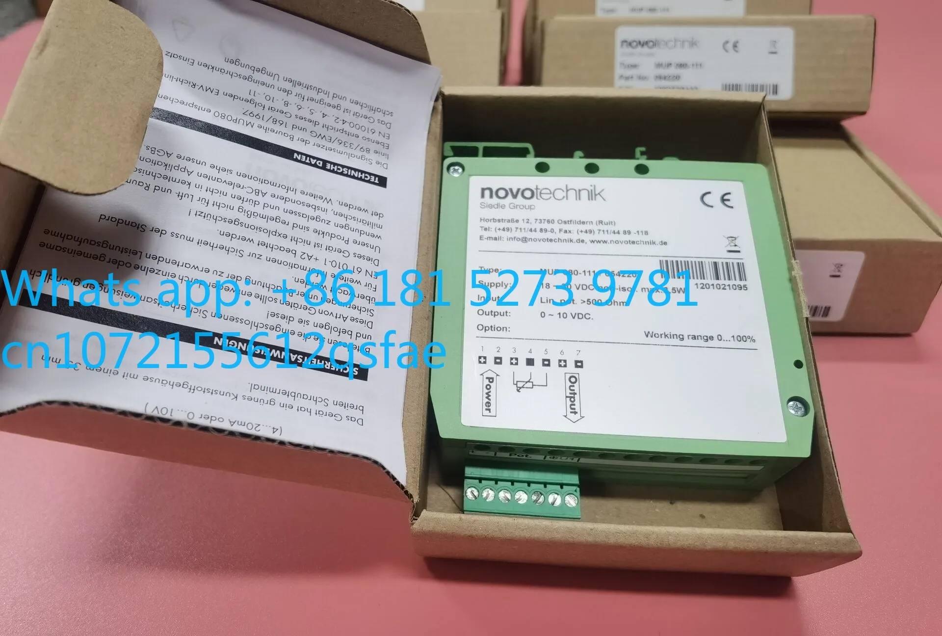 Передатчик сигнала NOVOTECHNIK MAP330 MAP332 MAP342 MAP340