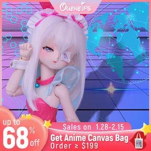 14 BJD кукла Берни Аниме Фигурка кролик девочка полный набор Смола игрушки для детей сюрприз подарки для подружек Хэллоуин кролик Рождество