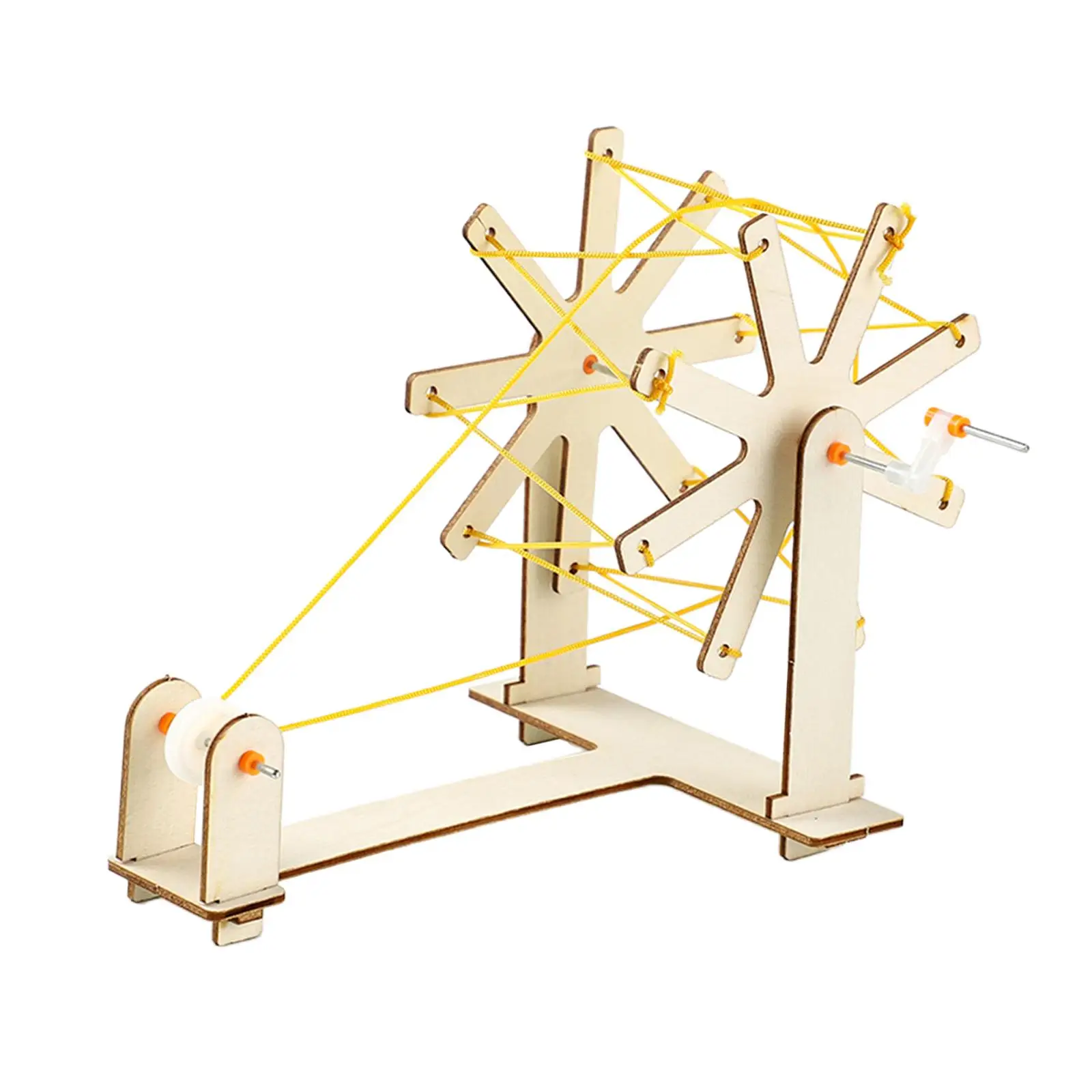 

Weaving Loom Handmade with Accessories Intellectual Crafts Educational DIY Knitting Frame Tapestry Woven Machine for Children