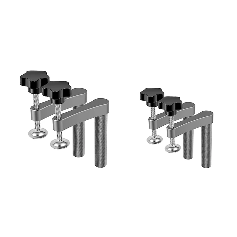 

2Pcs Bench Dog Clamp Stainless Steel Dog Hole Clamp Adjustable Bench Desktop Clip For Woodworking Durable (20Mm/0.79Inch)