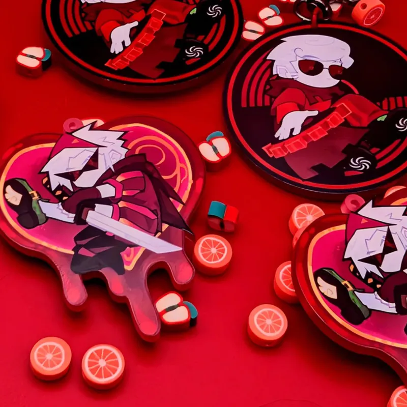 Фото Брелок Homestuck – акриловые подвески с Дэйвом и Дирком Страйдерами |   Мультяшный аниме-кулон, фанатская атрибутика для поклонников Homestuck №4