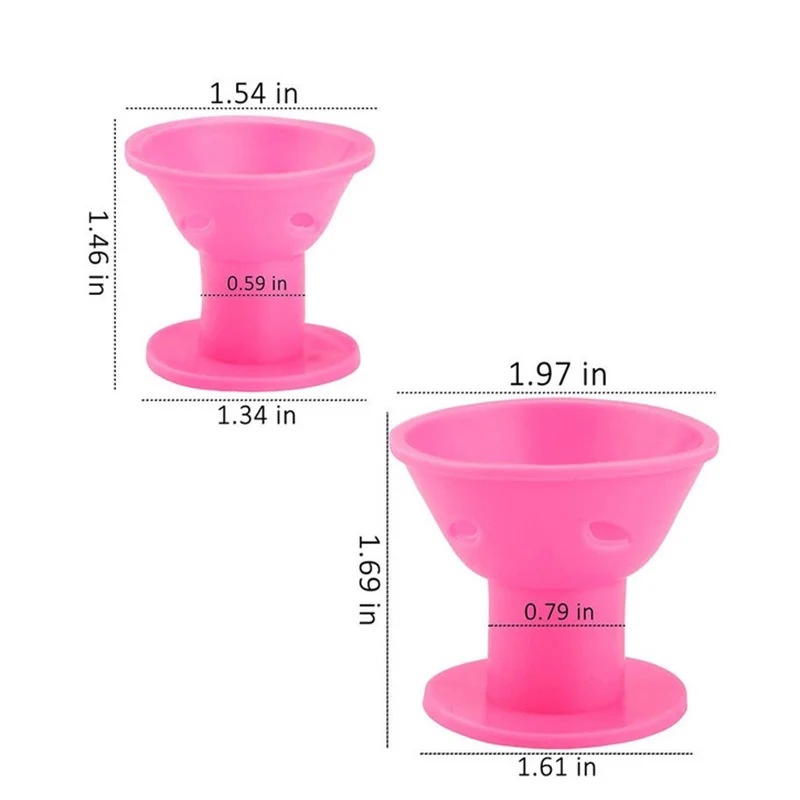 10/20 шт. силиконовые бигуди для завивки волос