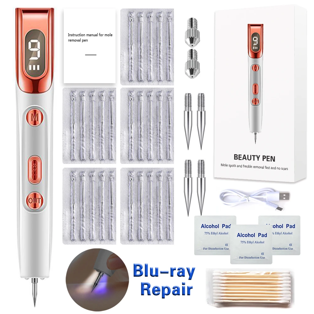 

Plasma Pen Skin Tag Remover Wart Verrugas Eliminar Laser Mole Papiloma Freckle Dark Spot Tatouage Tattoo Removal Beauty Machine