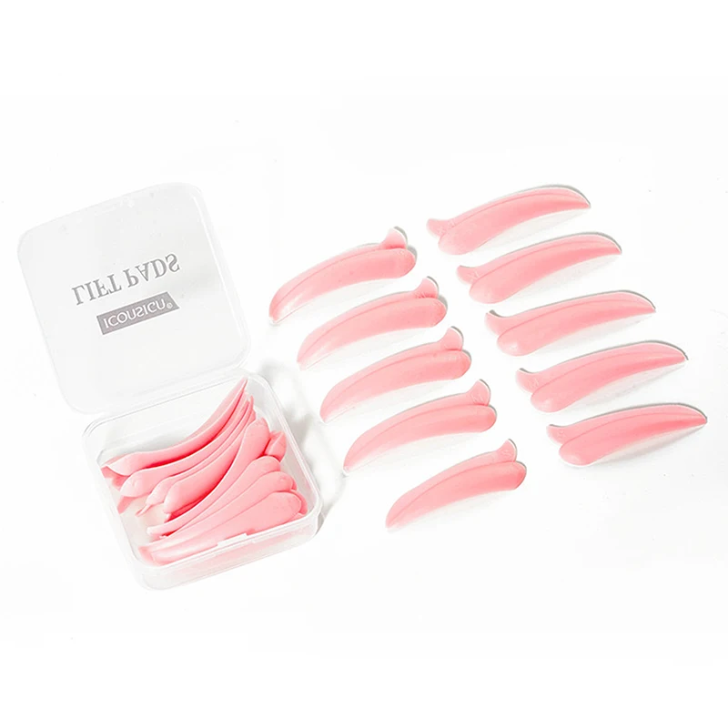 5Pairs/Box Free Glue Silicone Eyelash Perm Rod Sticky Lash Lift Pads 3D Curler Makeup Accessories Tools