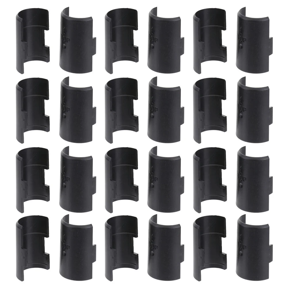 

30 Pairs Wire Shelving Lock Clips Plastic Post-shelving Sleeves Replacement