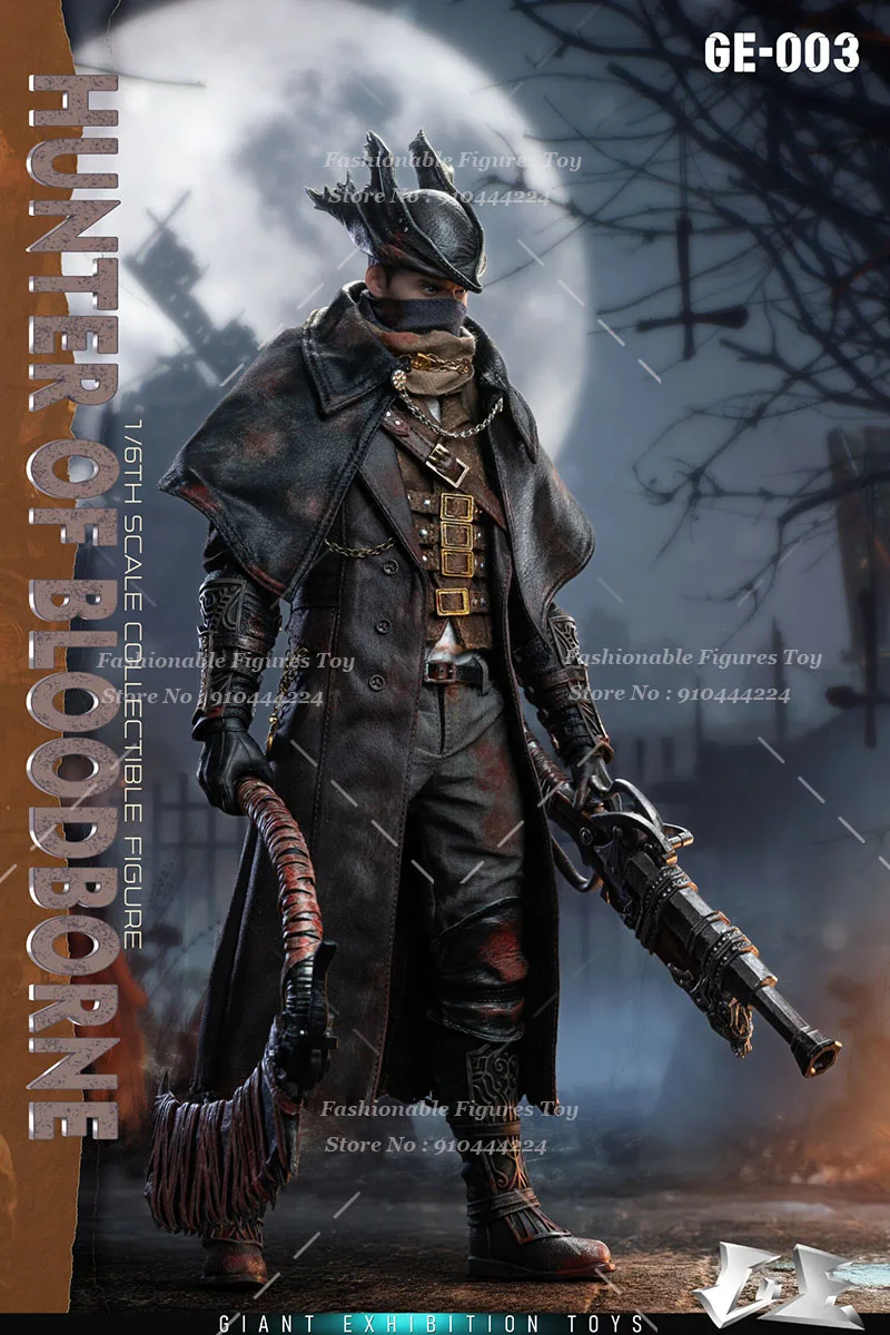 Фото Коллекционная фигурка-модель Giant Exhibition Toys GE003 1/6 Men Soldeir Gothic Night Hunter, полный комплект, 12 дюймов №3