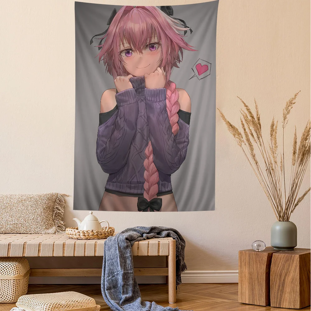 Аниме милый Fate Apocrypha Astolfo подвесной богемный гобелен Таро хиппи настенные коврики