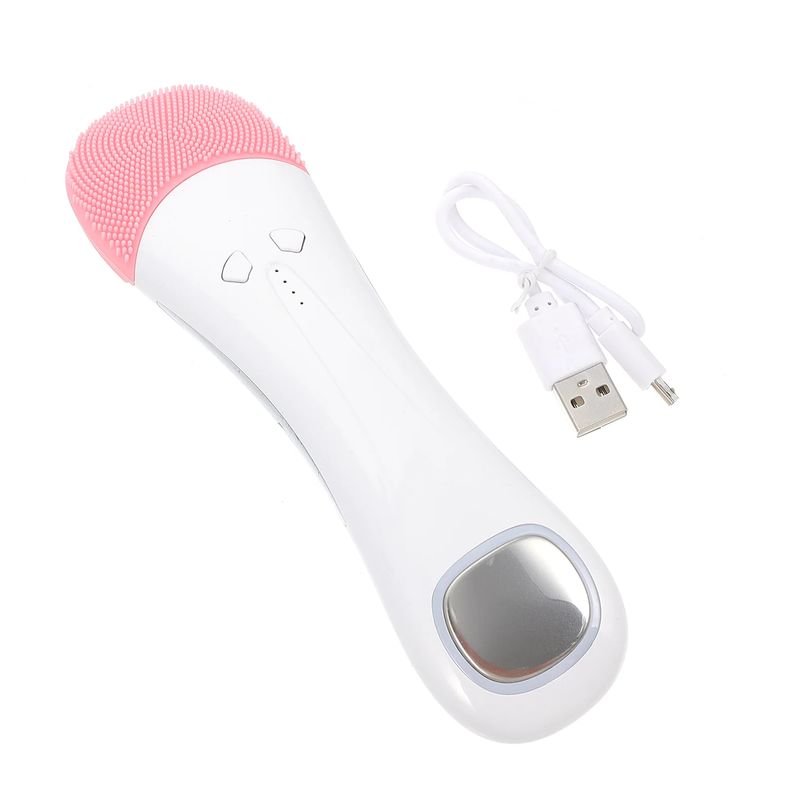 

1Pc Facial Brush Electric Silicone Portable Beauty Device Face Massager Skin Care Tool