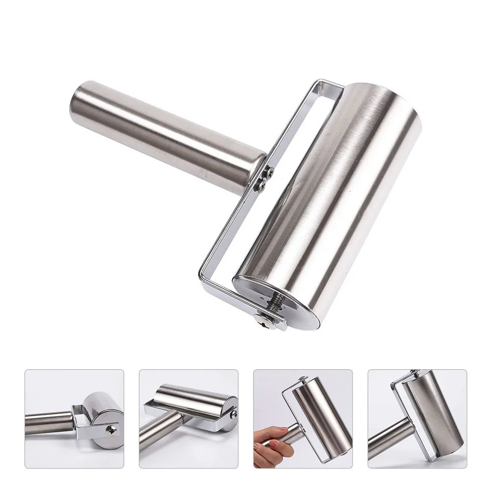 

Скалка из нержавеющей стали, антипригарная Скалка, практичный домашний ролик для теста