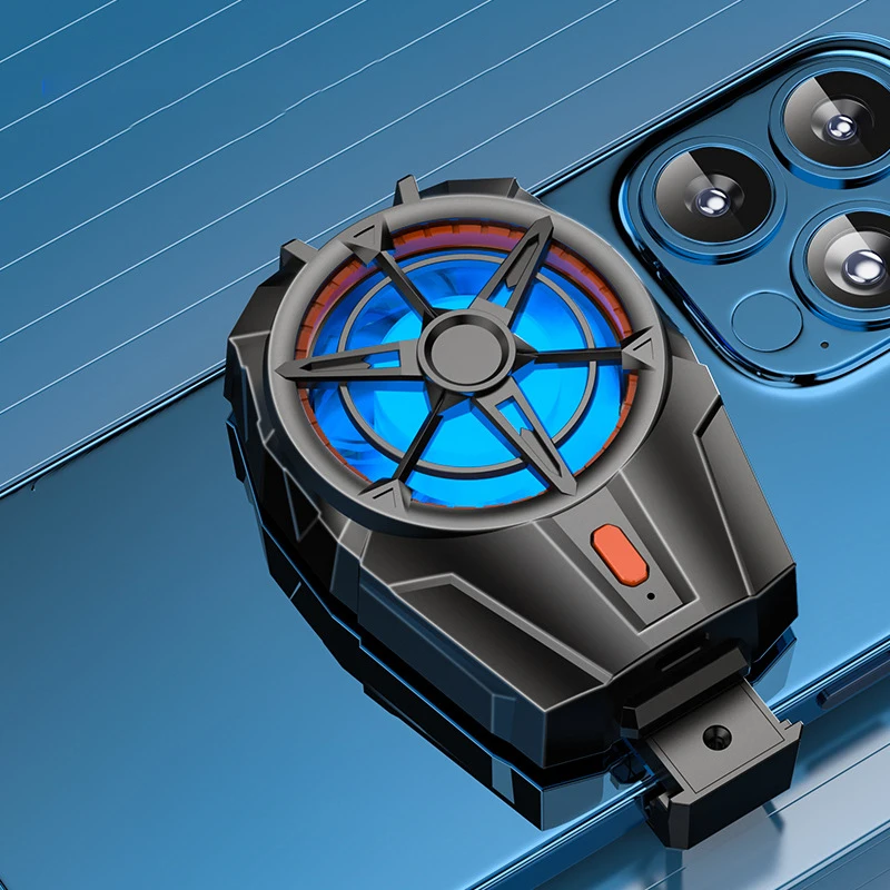 

Universal Mini Mobile Phone Cooling Fan Radiator Turbo Hurricane Game Cooler Cell Phone Cool Heat Sink For IPhone/Samsung/Xiaomi