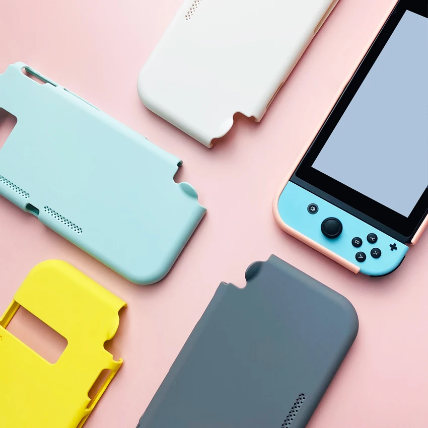 

1PCS Solid Color Silicone Skin Cover for Nintendo Switch NS Joy-Con Console Controller All-In-One Protective Soft Case Shell