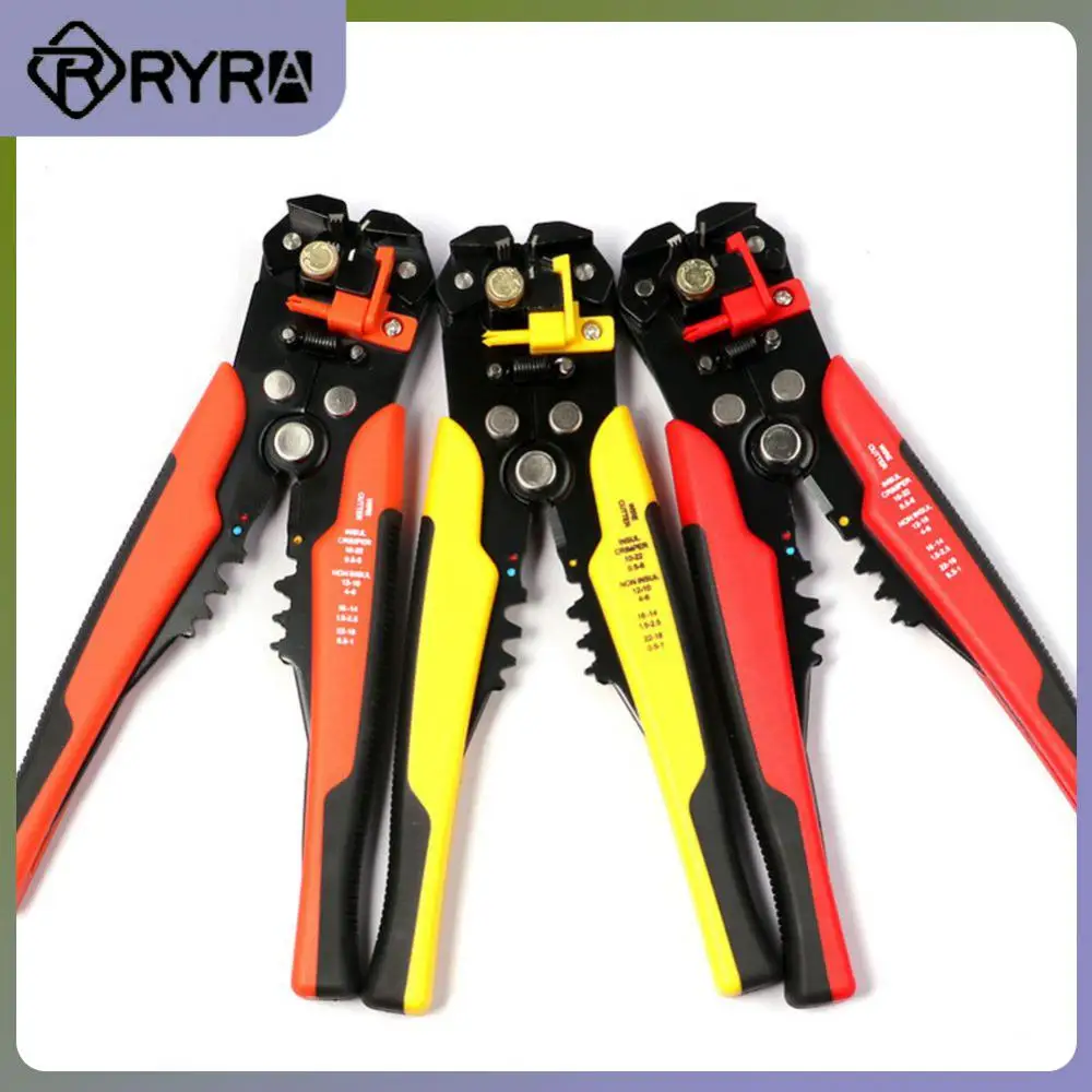 5 In 1 Wire Pulling Pliers Autoregulation Speciality Wire Peeling Pliers Antiskid Grip Multi-functional Maintenance Tools 8-inch