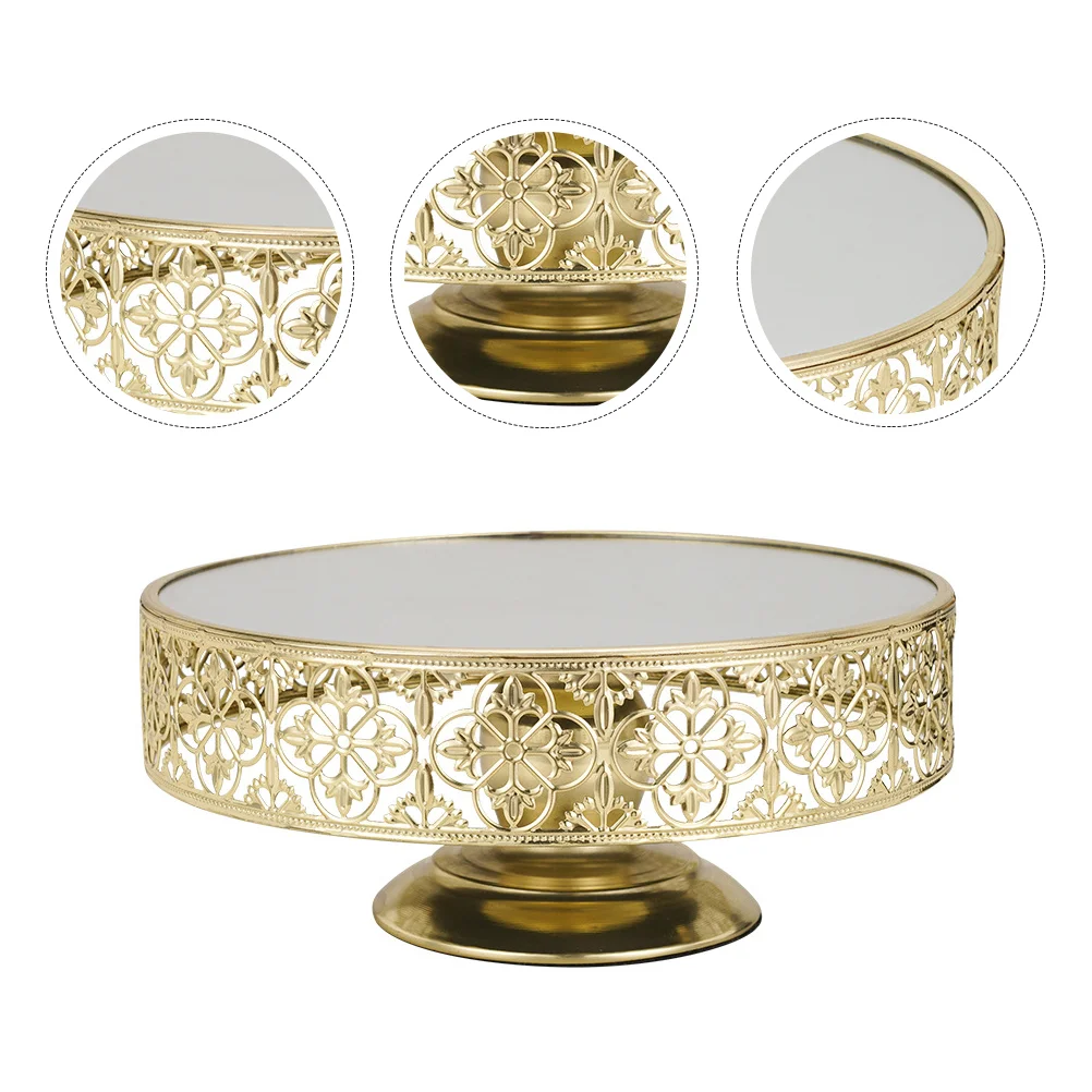 

Stand Cake Dessert Display Cupcake Serving Tray Plate Metal Footed Wedding Rack Holder Appetizer Trifle Platter Party Tower Set