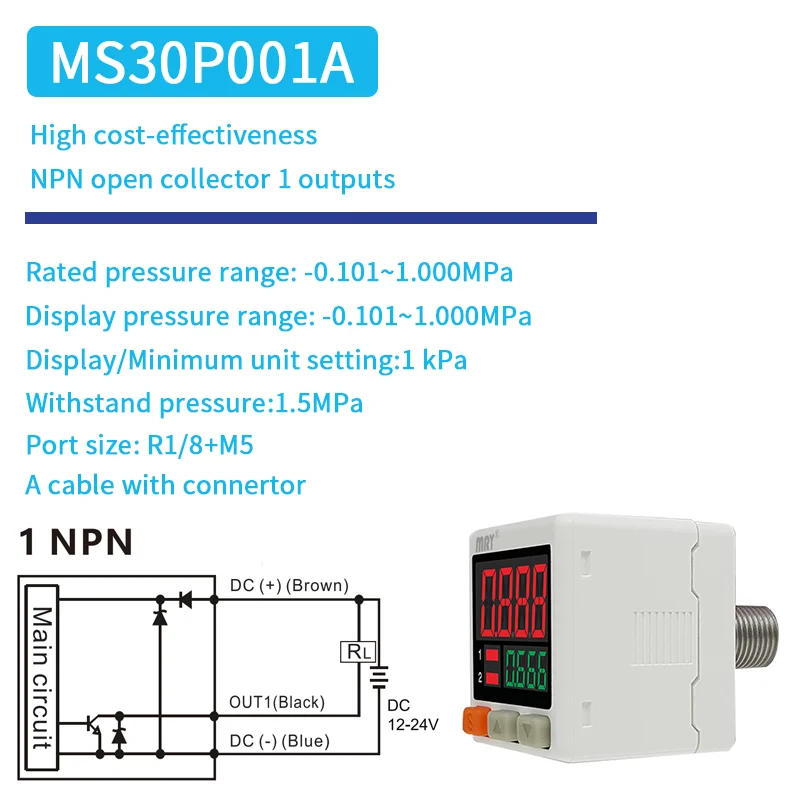 

Пневматический переключатель давления RS485