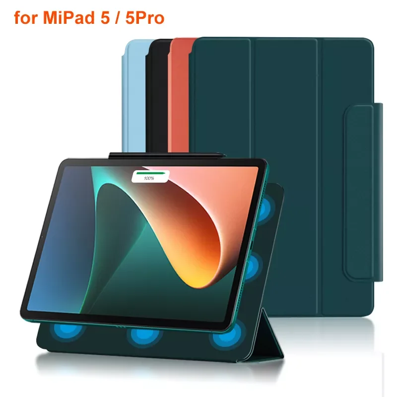 

For Xiaomi Mi Pad 5 Pro Case Ultra Thin Magnetic Smart Cover for MiPad 5 Pro 2021 Tablet 11 Inch mipad5 With Auto Wake UP