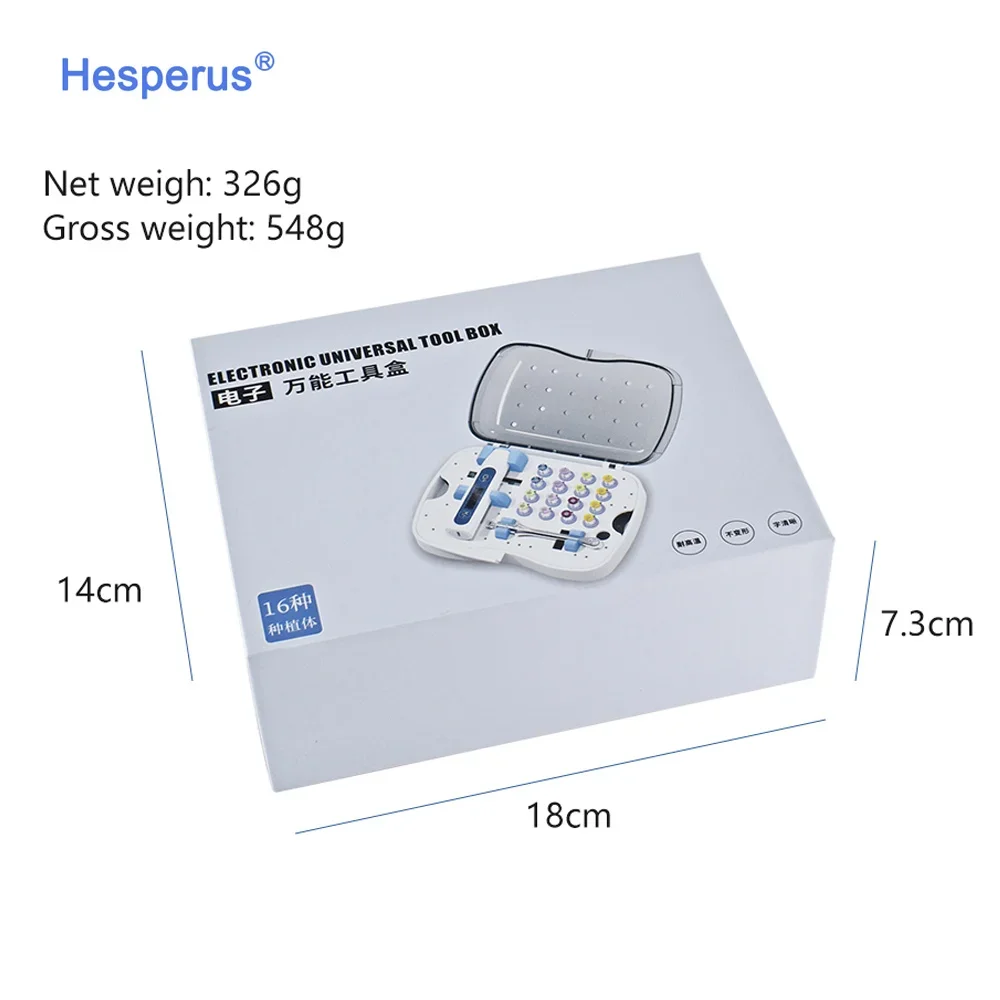 Tandheelkundige Apparatuur Implantaat Chirurgische Handset Met 16. Schroevendraaiers Elektrische
