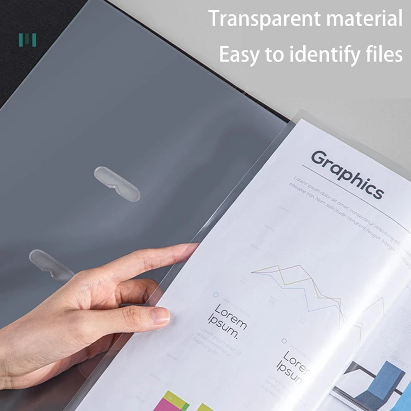 100 страниц перфорированный карман формата А4 прозрачный защитный лист с 11